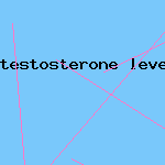 testosterone level in man